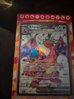 Charizard EX Tera Pokemon card mint condition. - Image 2