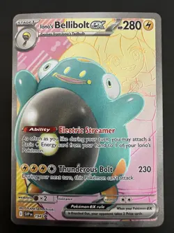 Ionos Bellibolt ex Full Art Promo Journey Together Black Star Promo Card SVP 194 - Image 1