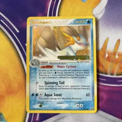 Swampert 11/106 EX EMERALD Reverse Holo STAMPED Pokemon Card VLP - Image 1