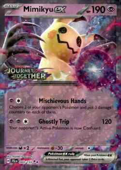 Mimikyu ex (Journey Together Stamped) Double Rare Miscellaneous Cards & Products - Image 1