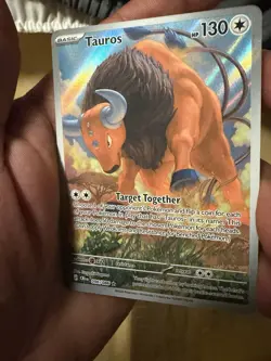 Tauros 096/086 Crimson Invasion Pokemon Card Holo Rare English 2017 130 HP - Image 2