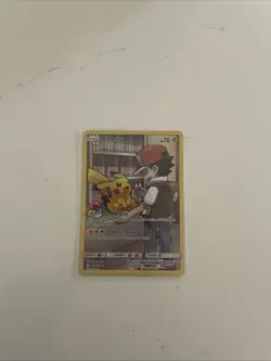 Pokemon Pikachu TCG Sun & Moon Cosmic Eclipse Card 241/236 Full Art Secret Rare - Image 2