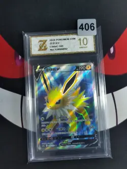 2024 Jolteon V SR CS4aC-143/132 Pokemon Card Chinese-Z gold 10 - Image 1