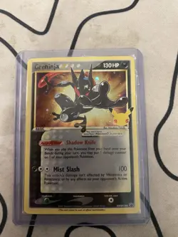 Sealed Shining Greninja Pokemon Celebrations 25th Anniversary Holo Promo Card NM - Image 1