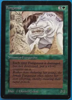 Fungusaur Beta PLD Green Rare MAGIC THE GATHERING MTG CARD (ID# 510960) ABUGames - Image 1