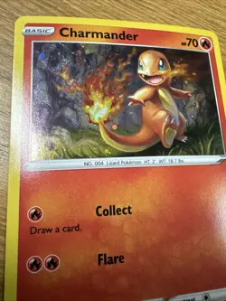 Pokemon Charmander TCG SWSH Black Star Promos Holo Card SWSH092 NM Condition - Image 2