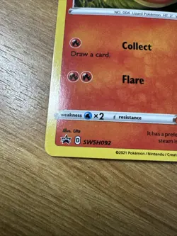 Pokemon Charmander TCG SWSH Black Star Promos Holo Card SWSH092 NM Condition - Image 3