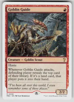 Goblin Guide (White Border) Rare Mystery Booster 2 58 MTG Near Mint 2024 - Image 1