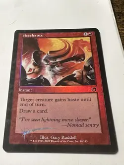 Accelerate - FOIL - Torment - C NM-LP MTG - Image 1