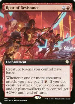Roar of Resistance - Extended Art - Phyrexia: ONE - NM MTG - Image 1