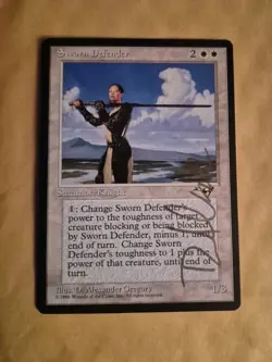 Unplayed Gold Signed NM Sworn Enemy Alliances D. Alexander Gregory Magic MTG EDH - Image 2