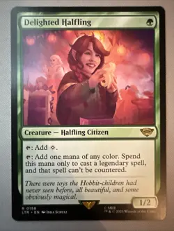 Delighted Halfling (Extended Art) Universes Beyond: the Lord of the Rings: Tales - Image 1