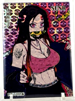 Senpai Goddess Haven 4: SEXR Nezuko #86/166 SEXR-005 Goddess Story Waifu Card - Image 1