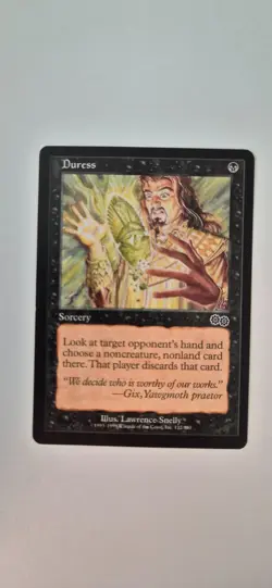 MTG - Duress - Urza's Saga - Magic the Gathering - VG/LP #2 - Image 1