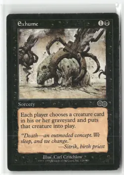 Urza's Saga Magic: The Gathering Exhume MTG HP - Image 1