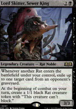 MTG Promo: Wilds of Eldraine #97 Lord Skitter, Sewer King - NM+ - Image 1