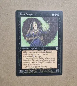 Unplayed Gold Signed IRINI SENGIR mtg NM Homelands Magic Pete Venters Edh Cube - Image 1