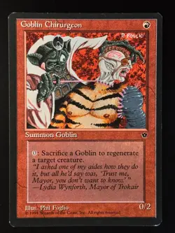 MTG - Goblin Chirurgeon (Foglio) - LP - Fallen Empires - COMMON - ENG - REG - Image 1