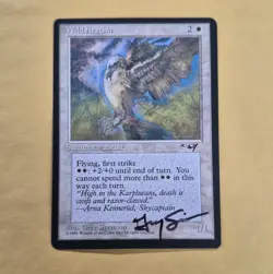 UNPLAYED SIGNED NM Wild Aesthir Alliances MTG Magic Greg Simanson Edh Cube VTG - Image 1
