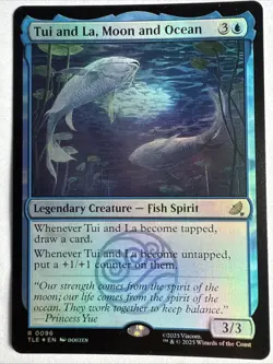 Tui and La, Moon and Ocean - Foil - Extended Art - Avatar: The Last Airbende - Image 1