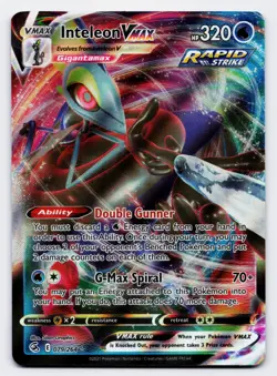 Inteleon VMAX [079/264] SWSH: Fusion Strike Ultra Rare [Pokemon Card English] - Image 1