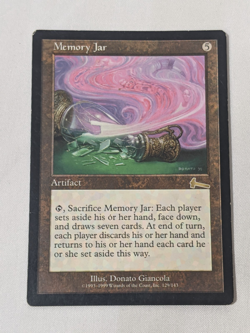 MTG Magic the Gathering Memory Jar Urza's Legacy Magic Light Play LP English - Image 1