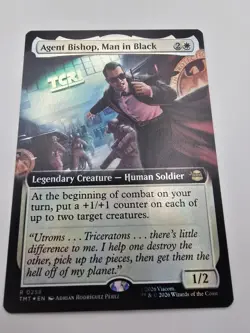 Agent Bishop, Man in Black (Extended Art) Teenage Mutant Ninja Turtles Foil - Image 1