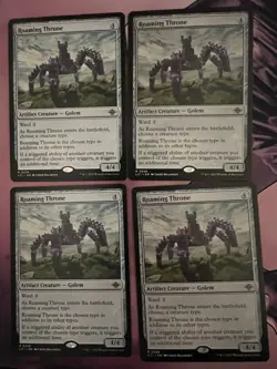 ROAMING THRONE X4 The Lost Caverns Of Ixalan LCI Magic NM Free Ship - Image 1