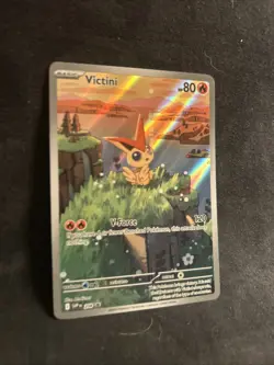Pokemon TCG Victini Full Art Holo Black Star Promo Card 208 - Image 1