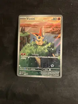 Pokemon TCG Victini Full Art Holo Black Star Promo Card 208 - Image 2