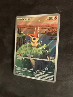 Pokemon TCG Victini Full Art Holo Black Star Promo Card 208 - Image 3