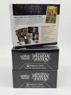 Lot of (3) Pokemon Center Paldean Fates PC Elite Trainer Boxes SEALED PC ETB - Image 2
