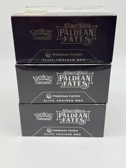 Lot of (3) Pokemon Center Paldean Fates PC Elite Trainer Boxes SEALED PC ETB - Image 3