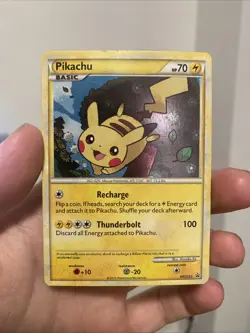Pokemon TCG - Pikachu HGSS03 - Black Star Promo HOLO - Image 1