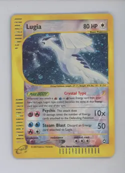 Pokemon TCG Aquapolis 149/147 Lugia Secret Rare (Super Small Crease On Bottom) - Image 1
