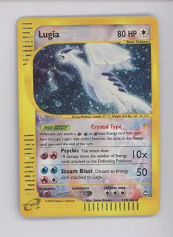 Pokemon TCG Aquapolis 149/147 Lugia Secret Rare (Super Small Crease On Bottom) - Image 3