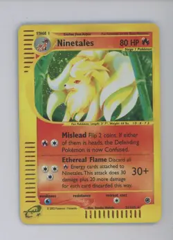 Pokemon TCG Expedition Base Set 21/165 Ninetales Holo Rare - Image 1