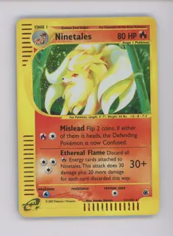 Pokemon TCG Expedition Base Set 21/165 Ninetales Holo Rare - Image 3