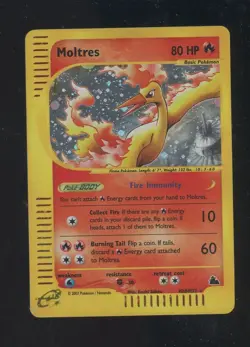 Pokemon TCG Skyridge H20/H32 Moltres Holo Rare - Image 1