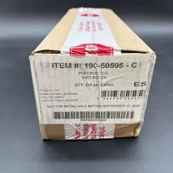 Pokemon TCG SPANISH Stellar Crown SV07 Booster Box Case SEALED/NEW - Image 1