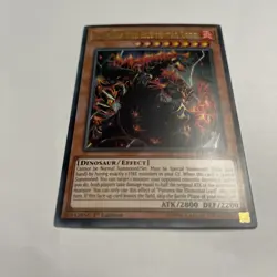 Yugioh Pyrorex the Elemental Lord 1st Edition Battles of Legends Relentless Reve - Image 2