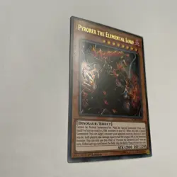 Yugioh Pyrorex the Elemental Lord 1st Edition Battles of Legends Relentless Reve - Image 3
