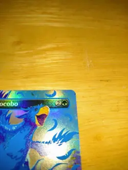 MTG Traveling Chocobo Neon Ink Blue Final Fantasy Crossover Promo 24h Listing JP - Image 4