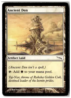 MTG Ancient Den - Mirrodin Moderately Played English - Image 1