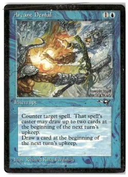 MTG Arcane Denial (Axe) - Alliances Heavily Played English - Image 1