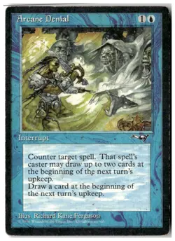 MTG Arcane Denial (Sword) - Alliances Heavily Played English - Image 1