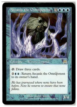 MTG Arcanis the Omnipotent - Onslaught Heavily Played English - Image 1