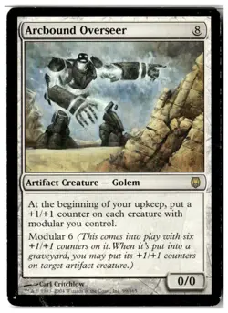 MTG Arcbound Overseer - Darksteel Heavily Played English - Image 1