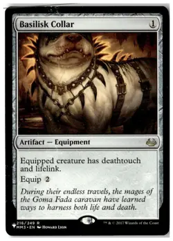 MTG Basilisk Collar - The List Reprints Moderately Played English - Image 1