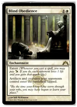 MTG Blind Obedience - Gatecrash Moderately Played English - Image 1